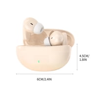 Wireless Earbuds, Bluetooth Headphones 48H Playtime Ear Buds with LED Power Display, IPX7 Waterproof Bluetooth 5.4 Earphones in-Ear Earbuds with 4 Mic for Android iOS Cell Phone Laptop