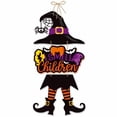 thumbnail image 1 of Clearance Sale | Witch Shaped Door Hanging Decoration, Halloween Party Scene Decor with Hook and Ribbon, 1 of 3