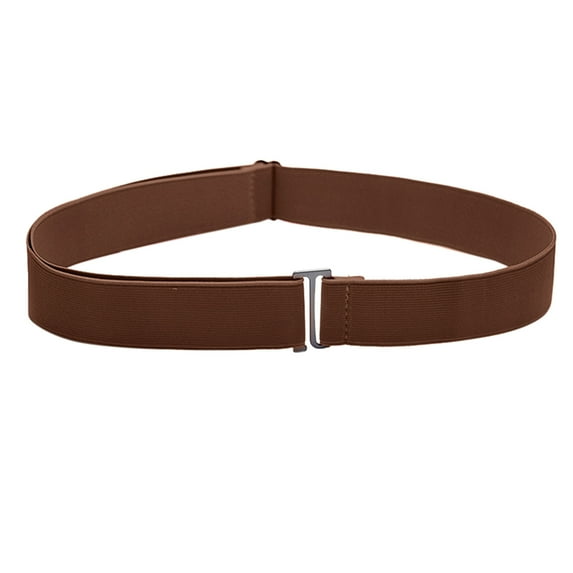 Clearance Sale! Women Belt Elastic Stretch Waist Belt With Flat Buckle
