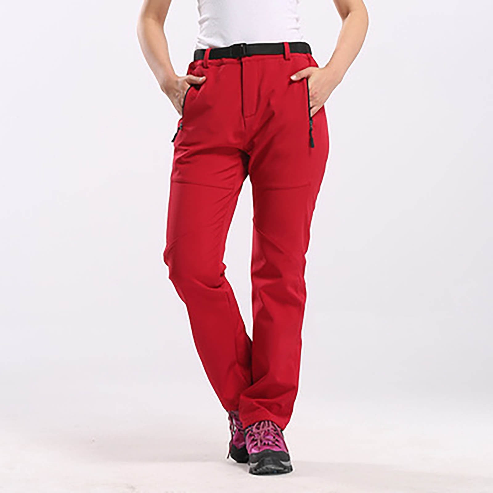 MIVEI Women's Fleece Lined Pants Water-Resistant Sweatpants