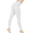 thumbnail image 1 of Clearance Sale! Womens High Waist Scrunch Butt Lifting Workout Leggings Cycling Compression Pants Contour Seamless Gym Yoga Pants White Xxl, 1 of 3