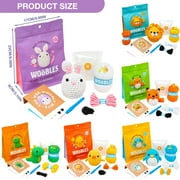 Clearance Sale!XKOOKI The Woobles Crochet Kit Beginners With Easy Peasy Yarn As Seen On Tank For Beginners With Step By Step Video Tutorials The Dinosaur Clearance Sale,Brown