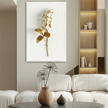 Clearance Sale!Xeedi Room Decor,Living Room Decor,3 Piece Set Modern Wall Art Flower Print Large Canvas Painting Picture Abstract(No Frame）,Artwork for Walls