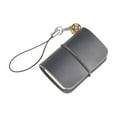 thumbnail image 1 of Clearance Miniature Travelers Notebook, Yuoaen Super Mini Pocket Notebook Creative Cowhide Handmade Jewelry Notepad Multi Purpose Mini Leather Ledger, 1 of 9