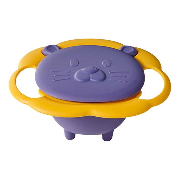 Clearance Sale! Zjchao Children Rotation Spill Re Sistant Bowl Feeding 360 De Grees Tableware Baby Toddlers Spill Ma Gic Bowl Tableware Practical Home Decor 7.7" X 3.0" X 3.9"