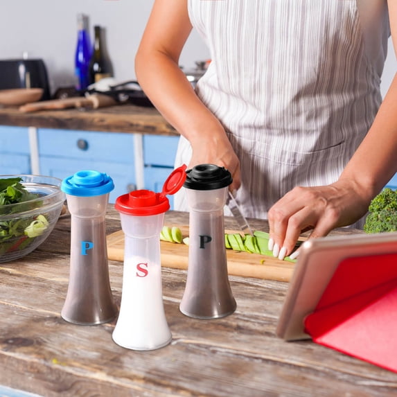 Clearance Sale! and Pepper Shakers with Lids Proof Jar Dispenser for Camping Outdoors Kitchen Storage Containers Practical Home Decor Happy 2026!