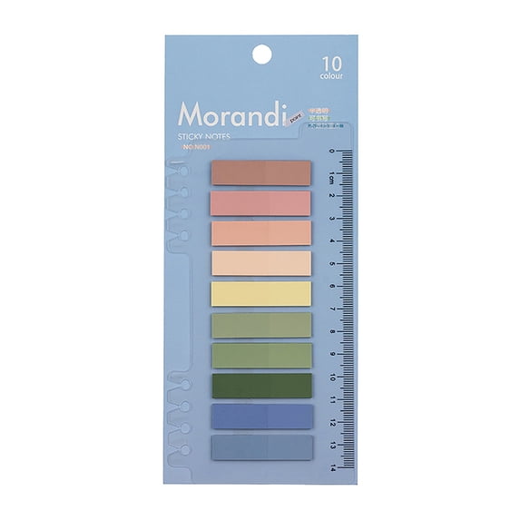Clearance Sale under $5 Sticky Labels, Page Markers, Index Labels, Morandi Annotation Labels, Translucent Index Stickers