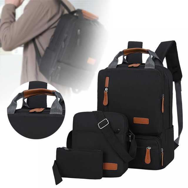 Clearance SaleBackpack For Men Men's Business Backpack Three Piece Set