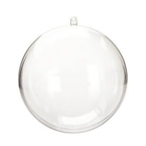 Clearance Sales Bigersell Ball Ornaments for Christmas Tree New 5pcs DIY Clear Plastic Ball Baubles Sphere Fillable Christmas Ornament Gift Box for Wedding Party Christmas Ball Ornaments Decor Gift B