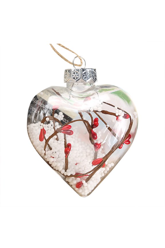 Clearance Sales Bigersell Christmas Ball New transparent Christmas Ball Christmas Ornament Christmas Tree Pendant A