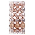 thumbnail image 1 of Clearance Sales Bigersell Plastic Christmas Ornaments New 36PCS Christmas Xmas Tree Ball Bauble Hanging Home Party Ornament Decor 6CM Rose Gold, 1 of 7