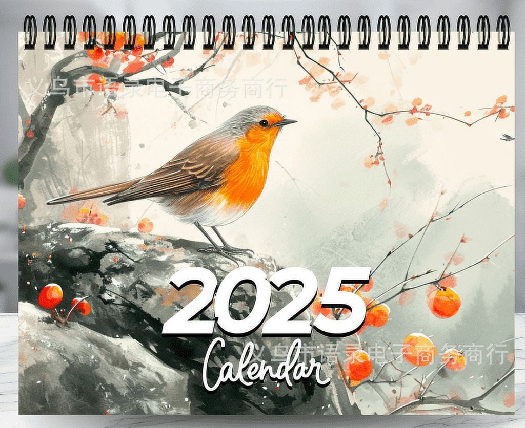 Clearance Sales! Bird Calendar 2025,2025 Wall Calendar Birds,Accurate