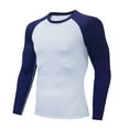 thumbnail image 1 of Abomasnow Men's Compression Shirts Casual Long Sleeve UV Sun Protection Rash Guard Lightweight Quick Dry Outdoor Athletic Workout Running Shirts, 1 of 4