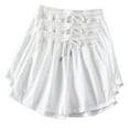 thumbnail image 1 of Abomasnow Shorts for Women Summer 3 Piece Elastic Waist Drawstring Beach Shorts Breathable Wide Leg Thin Shorts for Athletic Workout Gym, 1 of 5