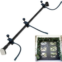 Clearance Sales Garland Hanger for Front Door | Adjustable Fits 32"- 80" Doors | Heavy-Duty Christmas Decoration Holder for Wreaths, Lights & More | No Screws, Drilling, Glue-Damage-Free (71"-80")