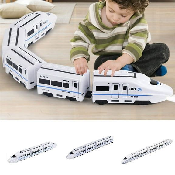 Sales Goattoy Toy Cars for Boys Electric Simulation High-Speed Train Toy One First Birthday Gifts for Boys 0-4 Years