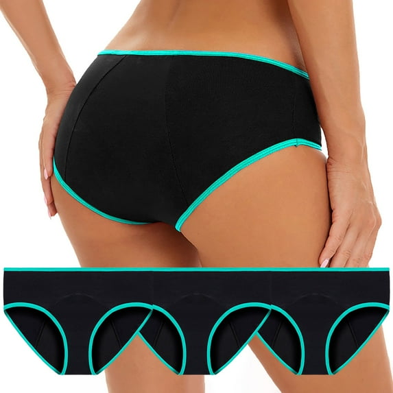 Clearance Sales Incontinence Underwear for Women Washable Seamless Leakproof Underwear for Women Reusable Womens Incontinence Underwear Bladder Leak Proof Underwear for Women 3 Packs