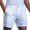 thumbnail image 1 of Inleife Mens Shorts Solid Fashion Button Zipper Sports Elastic Mid-Waist Lace-Up Shorts, 1 of 7
