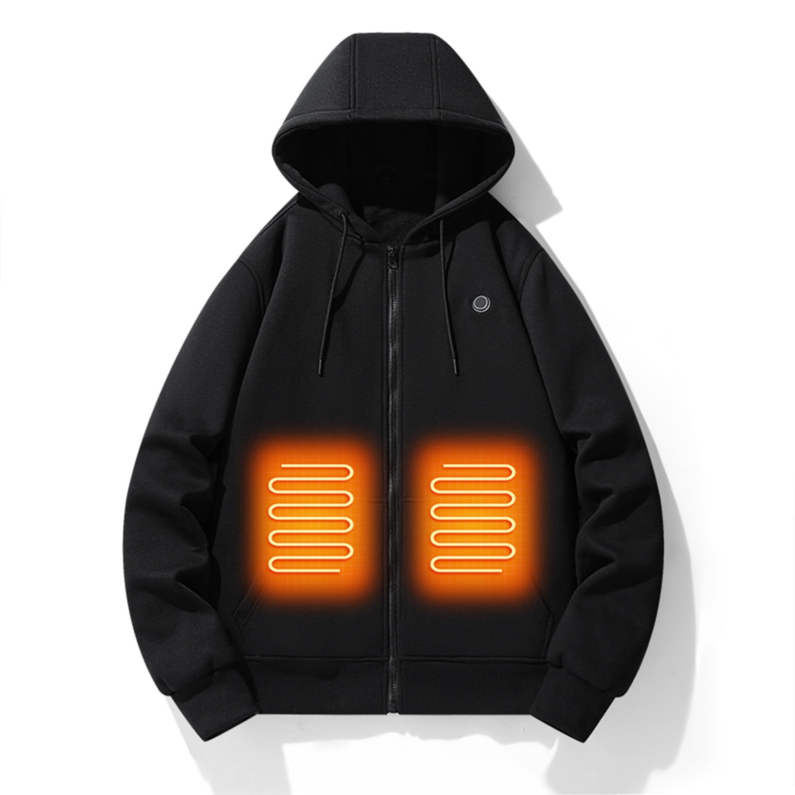 Inleife Women Heated Hoodie with Five Zones Intelligent Leisure And Warm Outdoor Hooded USB Heated Hoodie Jackets