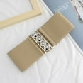 thumbnail image 1 of Clothing 2025 Leather Belts for Women Elastic Waistband With Wide Elastic Waist Closure And Embellishment, 1 of 2