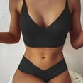 thumbnail image 1 of LoyisVidion Adjustable Two-Piece Bikini Set for Pool or Beach Women's Fashion Bikini Set Swimsuit Two Piece Filled Soild Swimwear Beachwear, 1 of 6