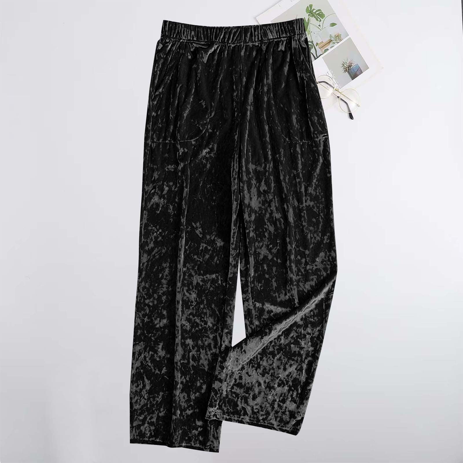 WDIRARA Girls' Heart Patch Denim Jeans - Elastic High Waist Straight Leg Pants