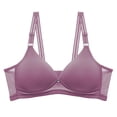 thumbnail image 1 of Clothing 2025 Push Up Bras for Women Women's Thin Bra With No Steel Ring Small Chest Large Size Gathered Breasts Comfortable And Fashion Bra Plus Size Lace Bras Underwire Brassiere Everyday Bras, 1 of 3