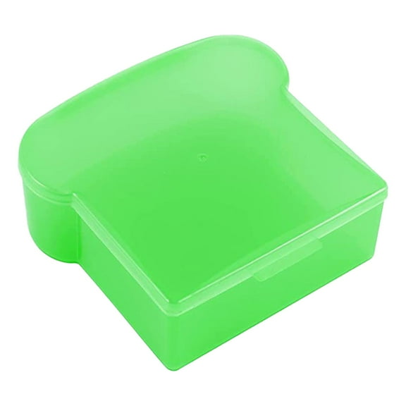 Clearance Sales! Sandwich Storage Box By Ljxge Toast Shape Bread Box,Reusable Sandwich Packaging Box,Lunch Box with Lids,Transparent Food Container for Kitchen