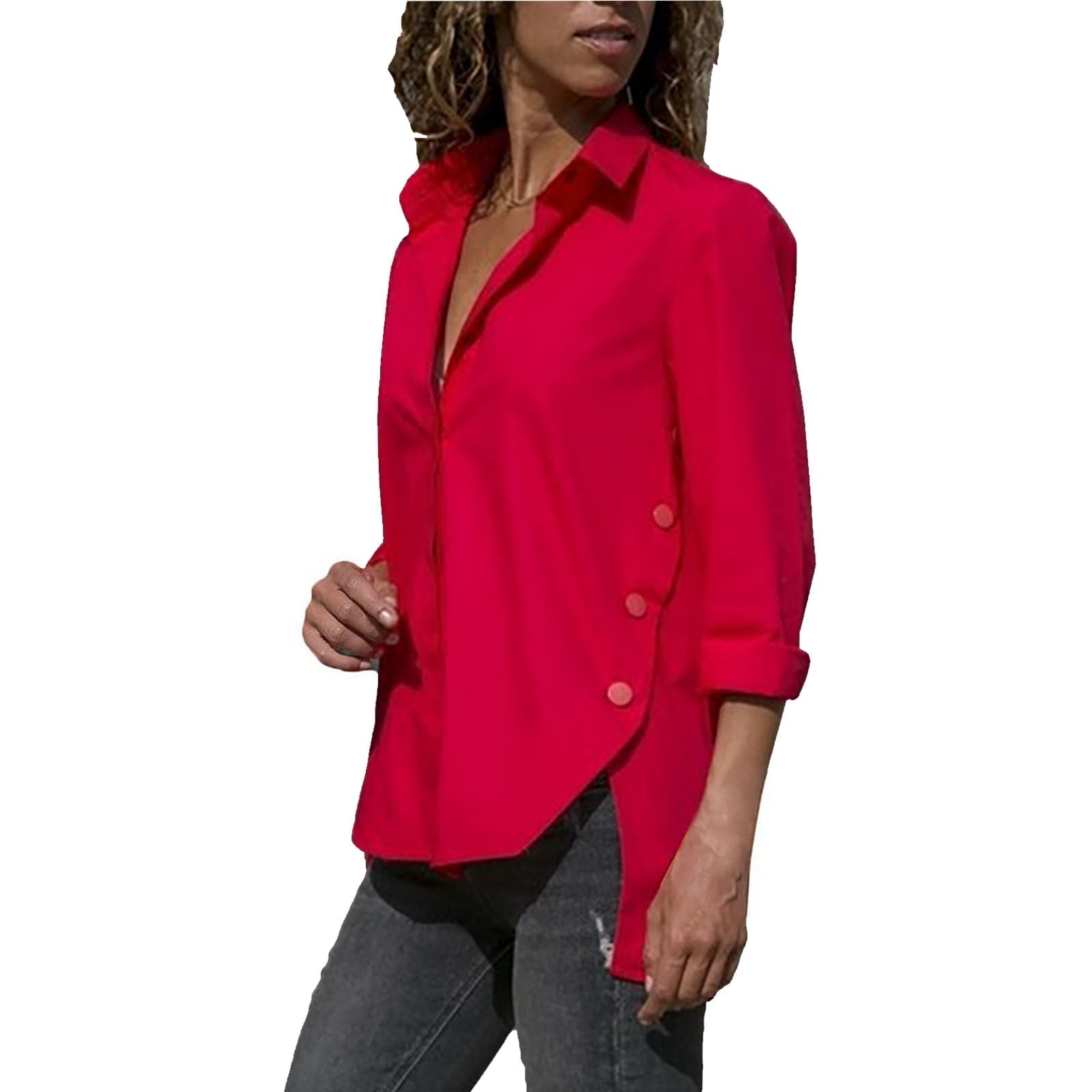Demofair Men's Dress Shirts - Stretch Wrinkle-Free Long Sleeve Button Down For Business Casual