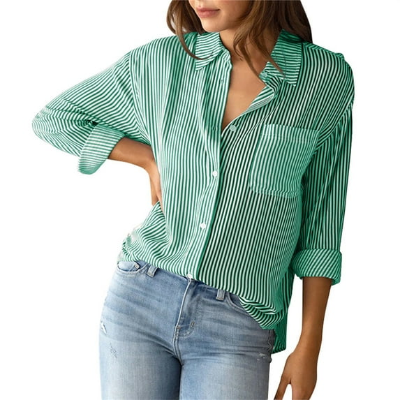 Clothing 2025 Super Soft Wrinkle Free Button Down Shirts for Women Formal Work Dress Blouses Tops Womens Button Down Shirts Boyfriend Long Sleeve Oversized Blouses Tops