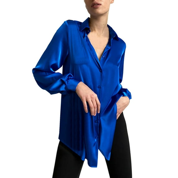 Clothing 2025 Super Soft Wrinkle Free Button Down Shirts for Women Formal Work Dress Blouses Tops Womens Button Down Shirts Boyfriend Long Sleeve Oversized Blouses Tops