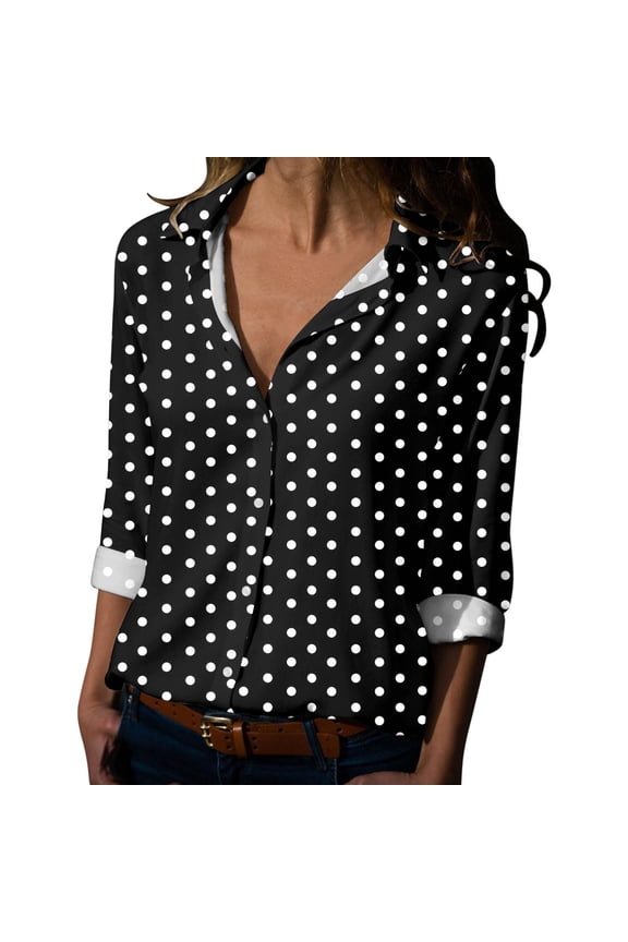 Clothing 2025 Super Soft Wrinkle Free Button Down Shirts for Women Formal Work Dress Blouses Tops Womens Button Down Shirts Boyfriend Long Sleeve Oversized Blouses Tops