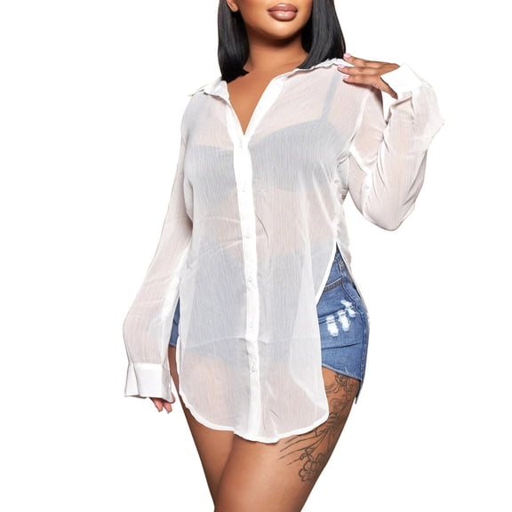 Clothing 2025 Super Soft Wrinkle Free Button Down Shirts for Women Formal Work Dress Blouses Tops Womens Button Down Shirts Boyfriend Long Sleeve Oversized Blouses Tops