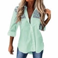 thumbnail image 1 of Clothing 2025 Super Soft Wrinkle Free Button Down Shirts for Women Formal Work Dress Blouses Tops Womens Button Down Shirts Boyfriend Long Sleeve Oversized Blouses Tops, 1 of 7