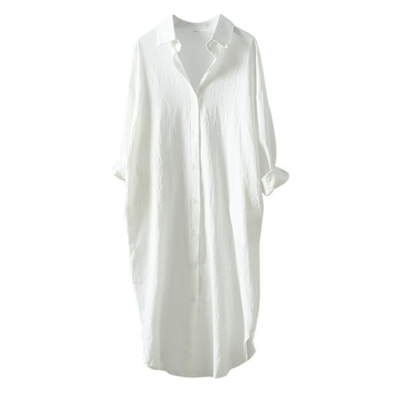 Clothing 2025 Super Soft Wrinkle Free Button Down Shirts for Women Formal Work Dress Blouses Tops Womens Button Down Shirts Boyfriend Long Sleeve Oversized Blouses Tops