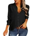 thumbnail image 1 of Clothing 2025 Super Soft Wrinkle Free Button Down Shirts for Women Formal Work Dress Blouses Tops Womens Button Down Shirts Boyfriend Long Sleeve Oversized Blouses Tops, 1 of 9