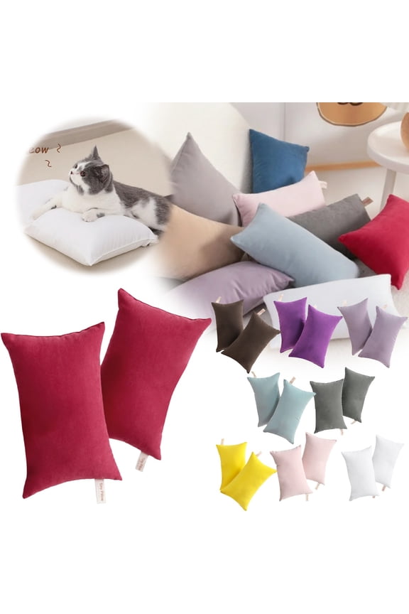 Clearance Sales! Tiny Pillows, 11"X7" Microfiber Mini Pillows for Travel, Pets, Soft and Machine Washable Small Pillows Mini Sleep & Travel Pillows, Washable, Soft 2 Pack Walmart Outlet
