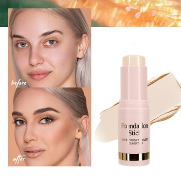 Clearance Sales Today Deals Prime DHALL Foundation Stick Concealer Long Lasting Makeup Without Makeup Concealer Full Coverage Concealer Stick Concealer Brush