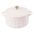 thumbnail image 1 of Clearance Sales Today Deals Prime Stainless Steel Ramen Bowl with Lid Capacity Noodle Soup Bowl for Kitchen and Easy to Clean for Home Restaurant and Banquet Use | White, 1 of 6