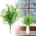 thumbnail image 1 of Clearance Under $3 Artificial Bellflower Eucalyptus Bouquet Bellflower Eucalyptus For Living Room Vase Filler,Abs Green (1Pc), 1 of 9