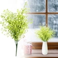 thumbnail image 1 of Clearance Under $3 Artificial Bellflower Eucalyptus Bouquet Bellflower Eucalyptus For Living Room Vase Filler,Abs White (1Pc), 1 of 9