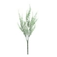 thumbnail image 1 of Clearance Under $3 Artificial Lavender Bouquet Flocked Lavender Bundle For Porch Railing Planter Box,Abs White (1Pc), 1 of 2