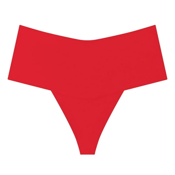 Women Ladies Briefs Underwear High Cut Womens Underwear Woman’s Underwear Plus Size Briefs(Red)