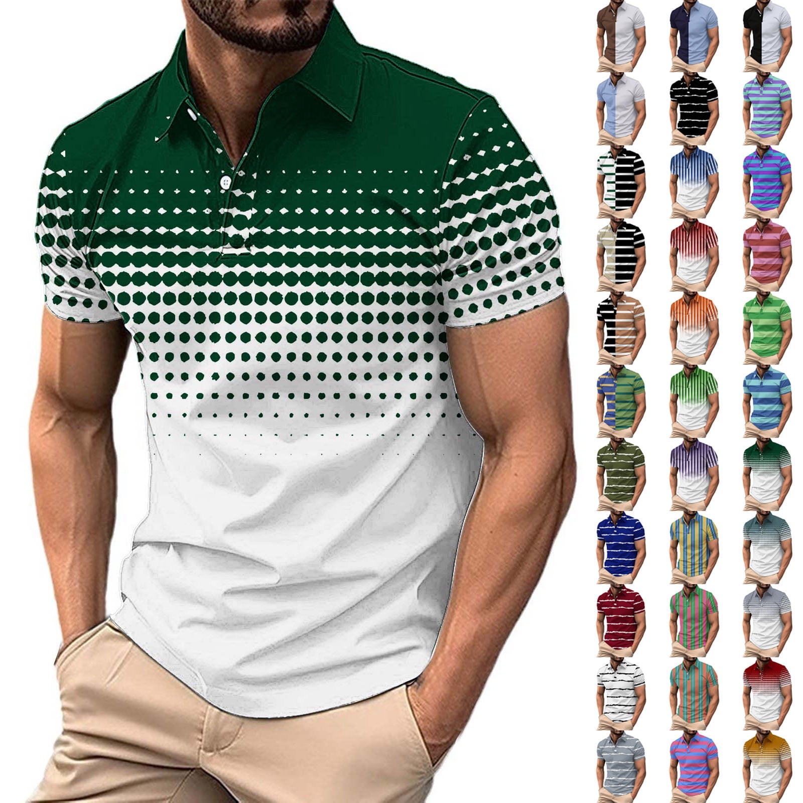 Clearance Sales Today Sales Prime BiZtdJrK Men's Golf Shirts Summer ...