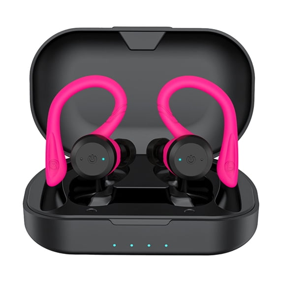 True Wireless Bluetooth Earbuds & Charging Case - Pink, Dual Connect, IPX4 Sweat Resistance, Bluetooth 5 Connection, 3 EQ Sound Settings Signature, Balanced, Bass Boost