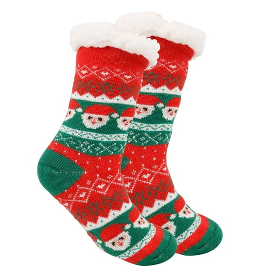 Sales UHGANN Under $10 Womens Fuzzy Christmas Socks: Fluffy Funny Holiday Socks for Women -Warm Soft Cozy Xmas Socks for Family Friends Gift