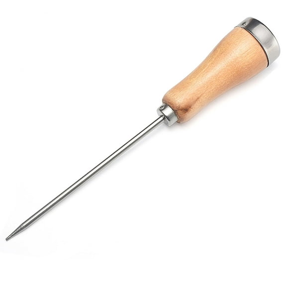 Clearance Sales At Walmart! Stainless Ice Picks for Breaking Ice with Wood Handle, Silver Stainless Steel Ice Portable Pick for Ice Breaking At Home and Bar