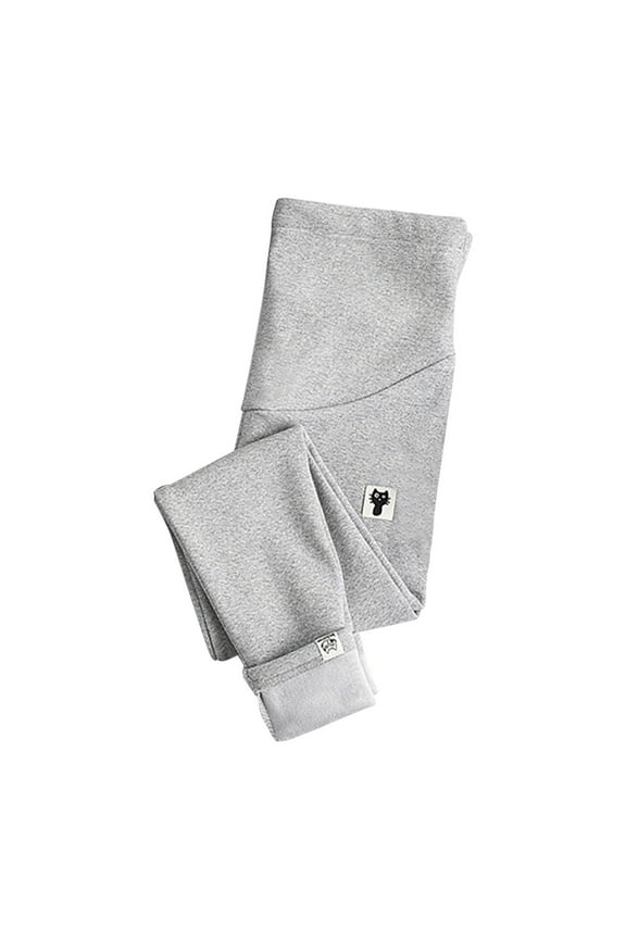 s Winter Maternity Leggings Women Plush Thickened Underlay Pants Over The Belly High Waist Pregnancy Pants XXXL