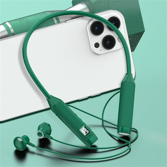 Wireless Earbuds, Bluetooth 5.3 Headphones Bass Stereo, Ear Buds with Noise Cancelling Mic LED Display, IP7 Waterproof in Ear Earphones, 36H Playtime for Laptop Pad Phones Sports