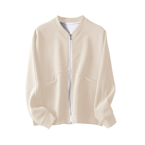 Clearance Sales Women's Casual Jackets Women's Short Versatile Baseball Jacket Spring And Autumn New Casual Jacket